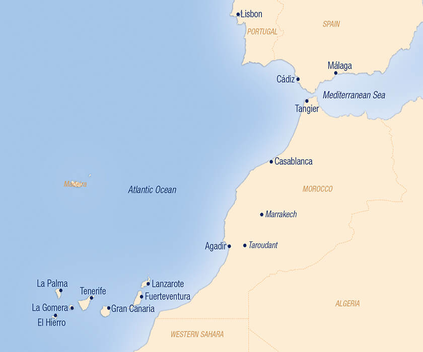 SeaCloud_Kreuzfahrten_Canaries-Morocco_Map